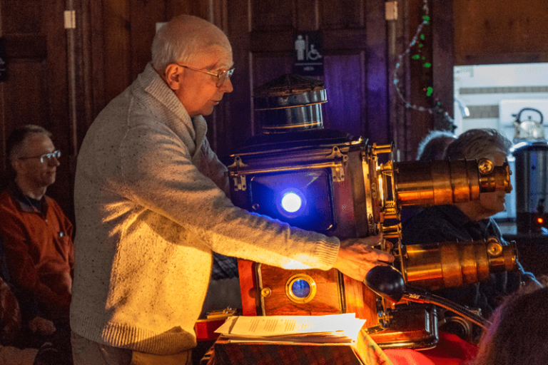 March 2020: “The Magic of the Magic Lantern” with Dick Moore