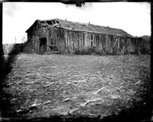 Barn, #2; wet plate collodion Photo by Terri Cappucci