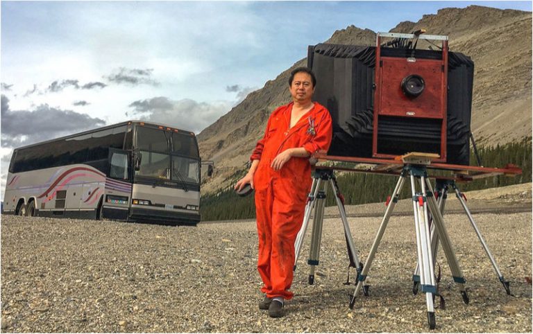 Bill Hao, a giant wet plate camera, and a darkroom bus