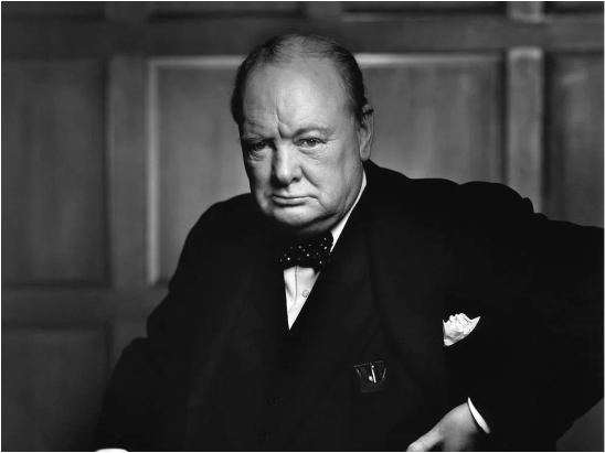 Portrait of Winston Churchill, taken by Karsh in 1941