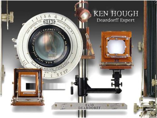 6x6cm Lens Board For Deardorff 8x10 Cameras - Plywood & Lacewood Veneer - Zmstairs