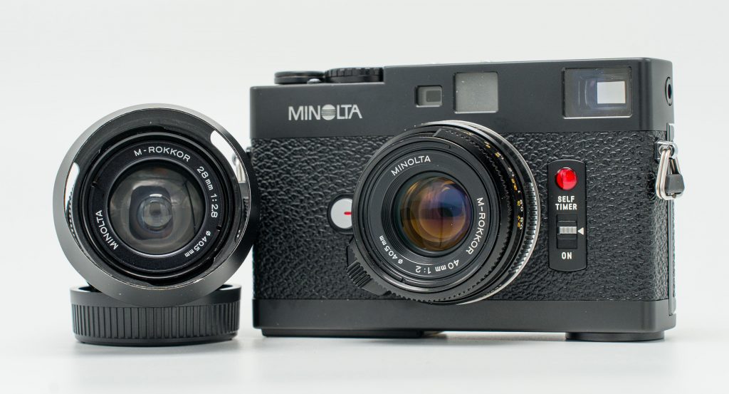Minolta CLE interchangeable lens rangefinder