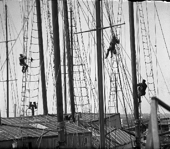 Three Riggers Aloft, Pierce & Kilburn